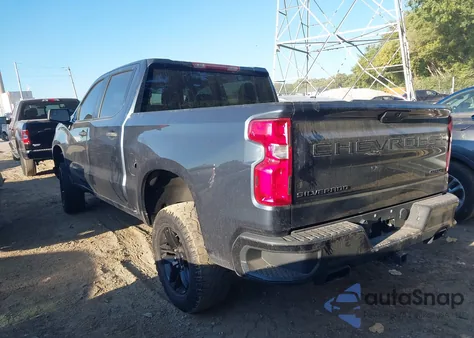 2021 Chevrolet Silverado 1500 4Wd Short Bed Custom Trail Boss from USA, damaged, VIN 1GCPYCEF4MZ263535